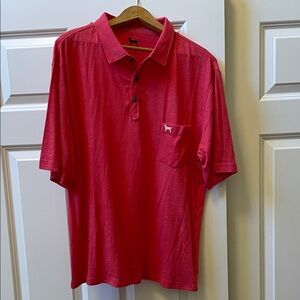 The Black Dog Vibrant Red Polo Shirt